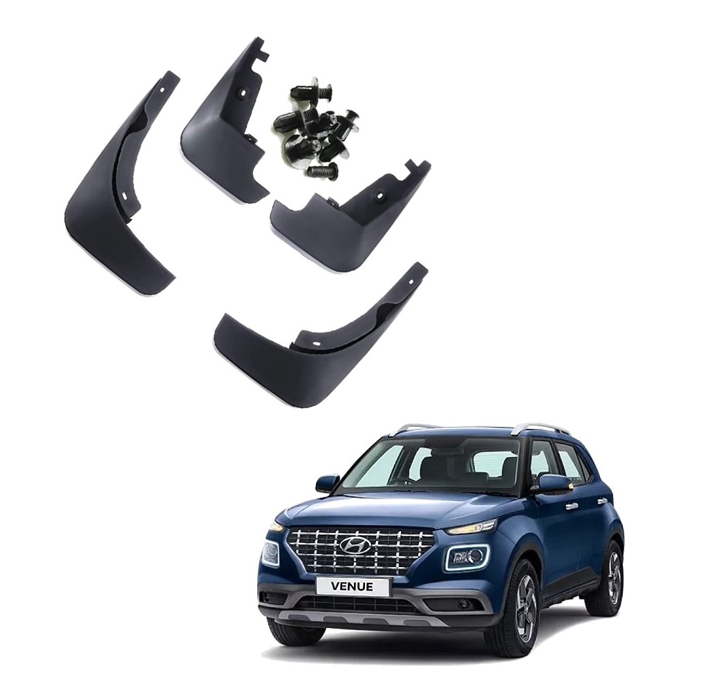 Car Mud Flap/Guard Compatible With Hyundai Venue Type 1