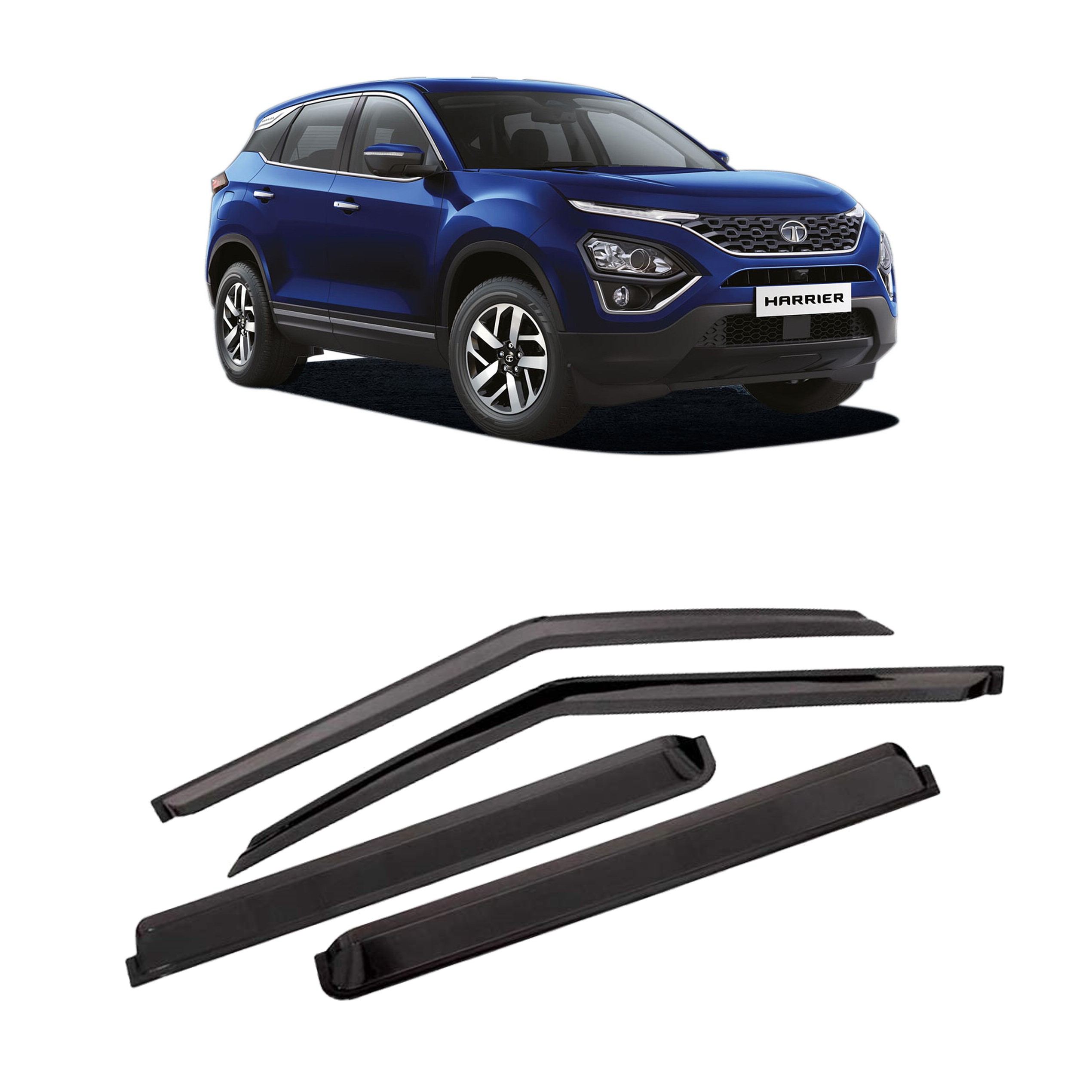 Car Window Rain Door Visor Compatible With Tata Harrier