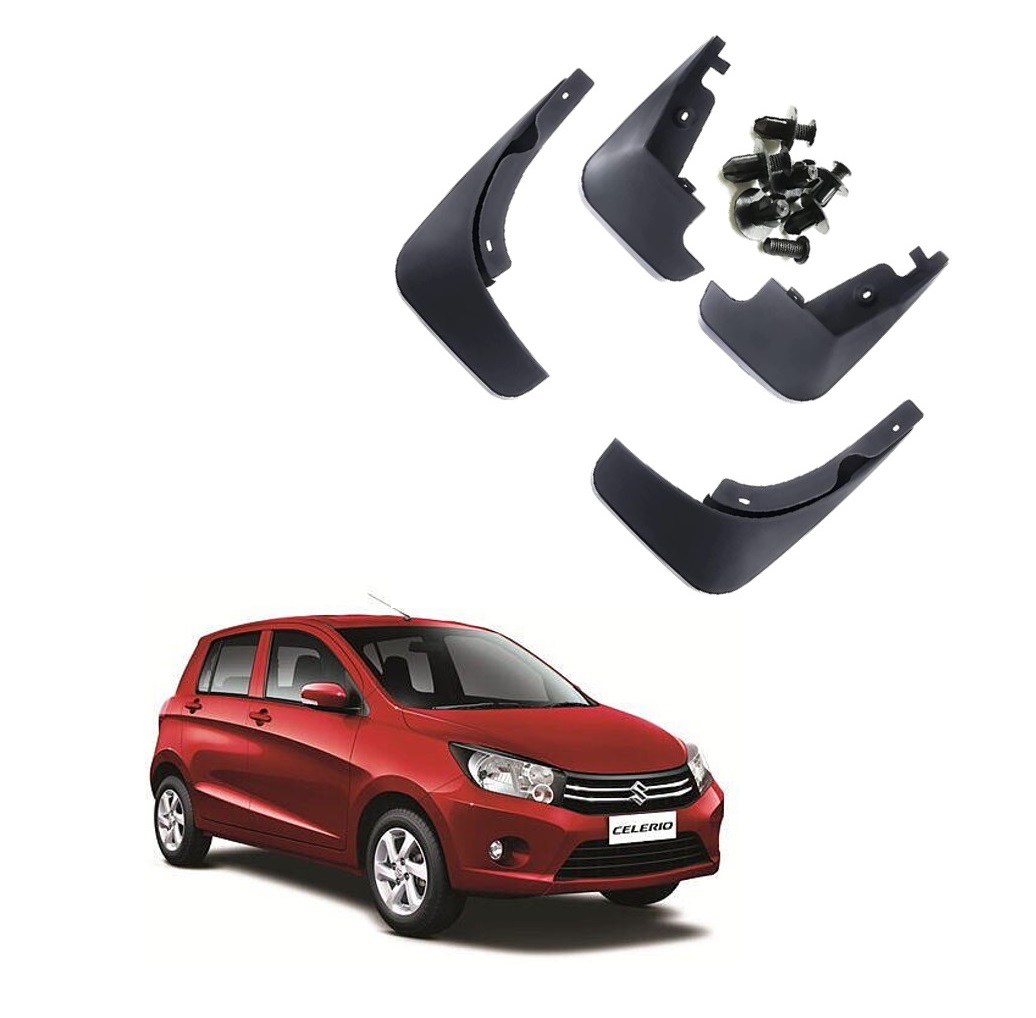 Car Mud Flap/Guard Compatible With Maruti Celerio (2013-2017)