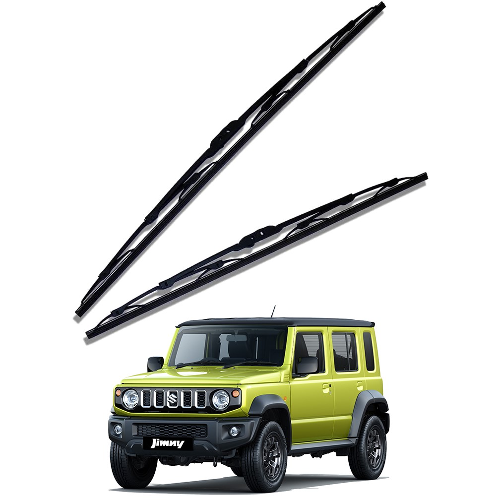 Front Windscreen Replacement Wiper Blades (16'/16') Compatible With Maruti jimmy 2023 