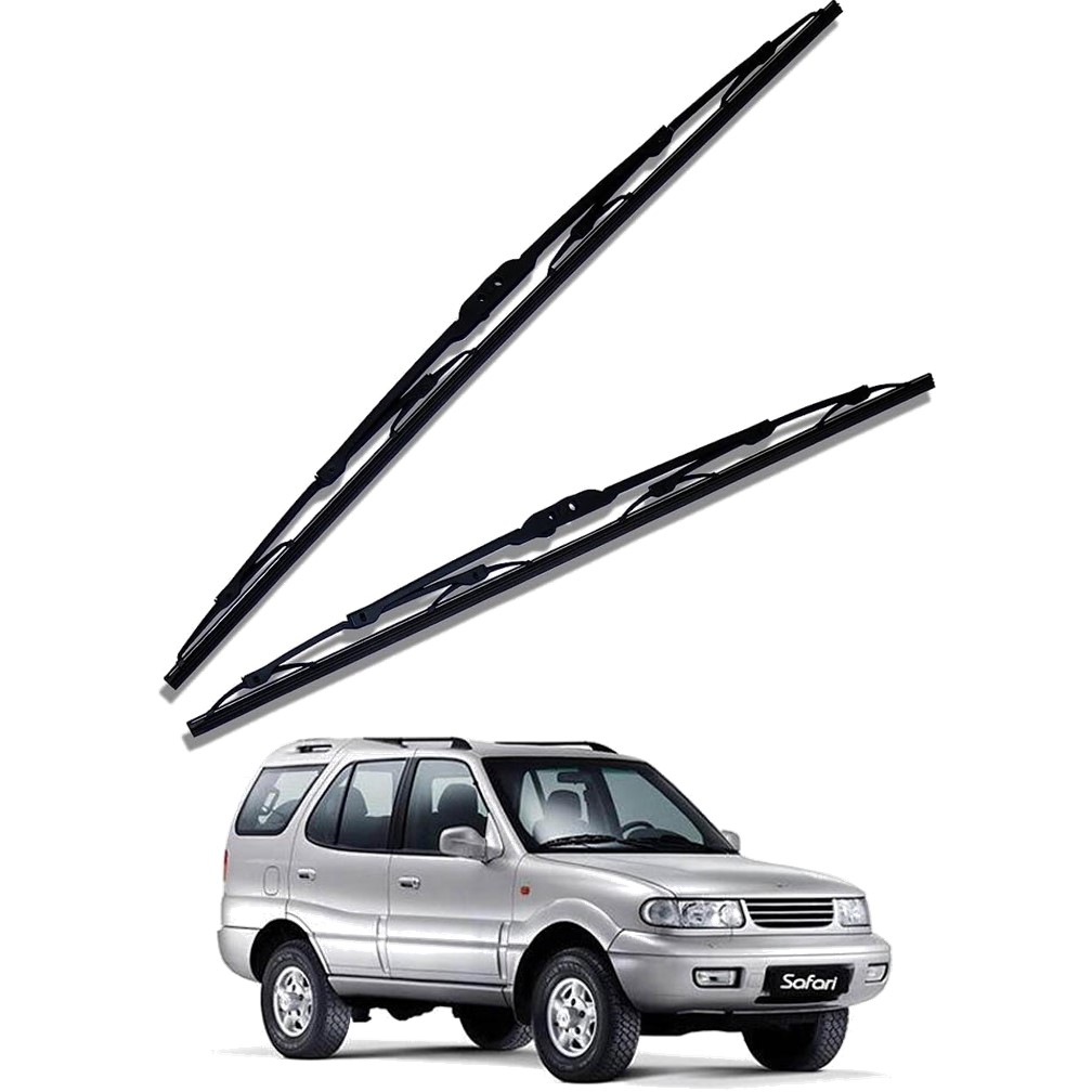 Front Windscreen Replacement Wiper Blades (24'/20') Compatible With TATA SAFARI 1998-2006