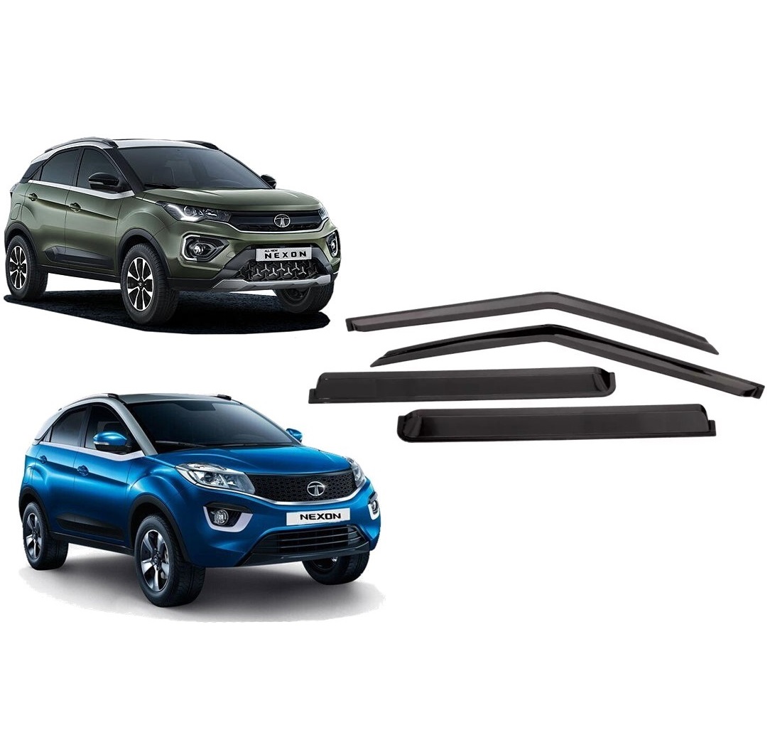 Car Window Rain Door Visor Compatible With Tata Nexon