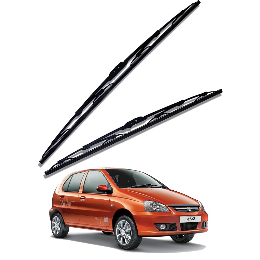 Front Windscreen Replacement Wiper Blades (26'/16') Compatible With TATA INDICA EV2 2013-2018