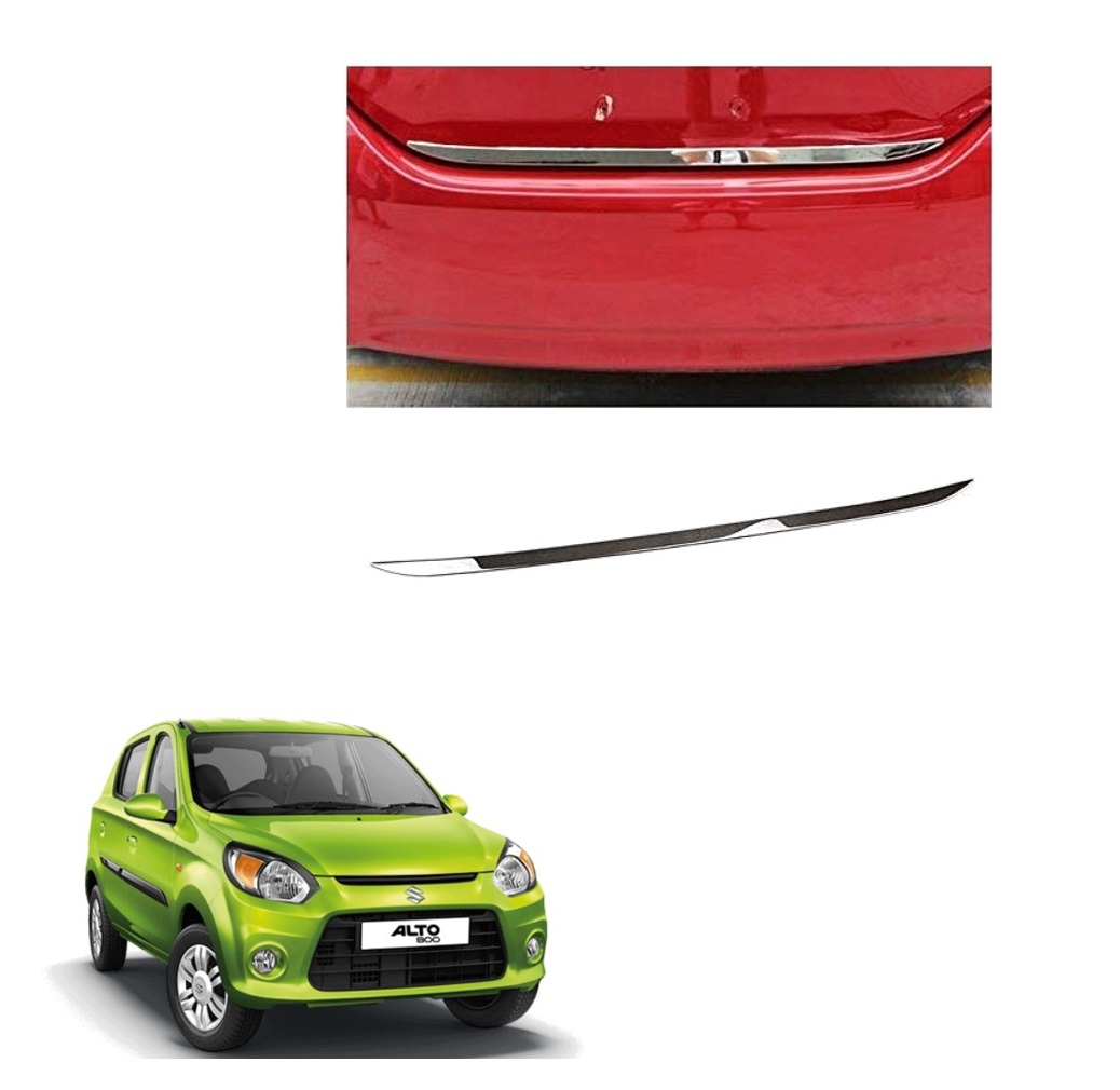 Dicky Chrome Boot Garnish / Dicky Patti Compatible With -  Maruti ALTO 800