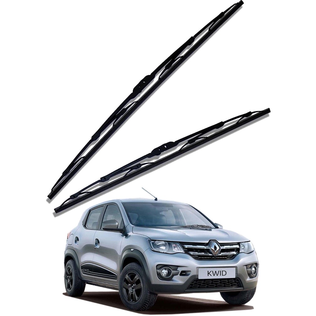 Front Windscreen Replacement Wiper Blades (21'/19') Compatible With Renault Kwid 2019