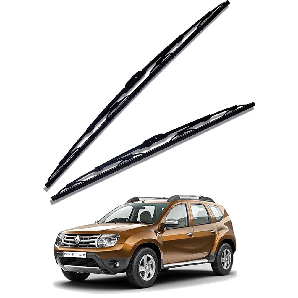 Front Windscreen Replacement Wiper Blades (20'/20') Compatible With Renault Duster 2012-2016