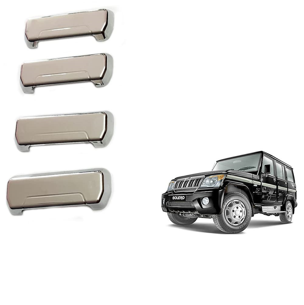 Door Handle Chrome Cover Compatible With Mahindra Bolero