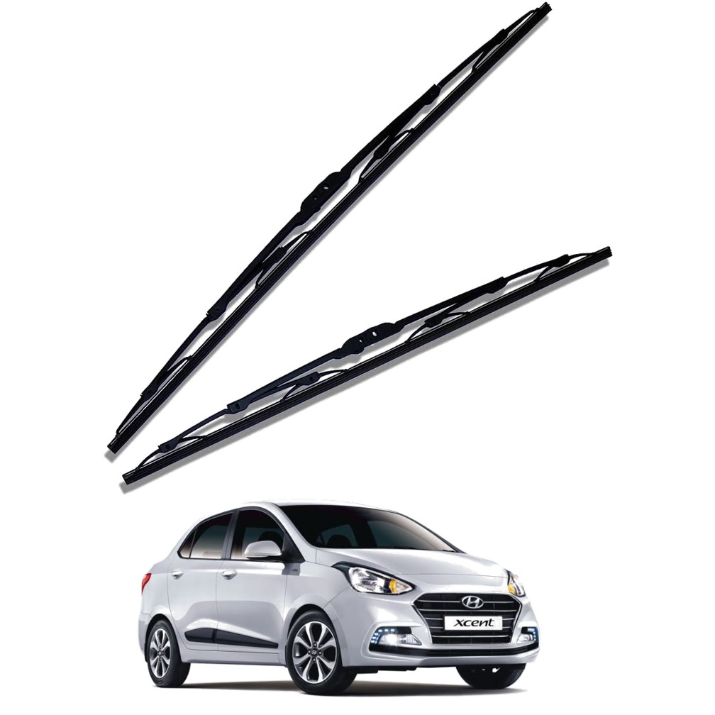 Front Windscreen Replacement Wiper Blades (22'/16') Compatible With Hyundai Xcent 2016-2020