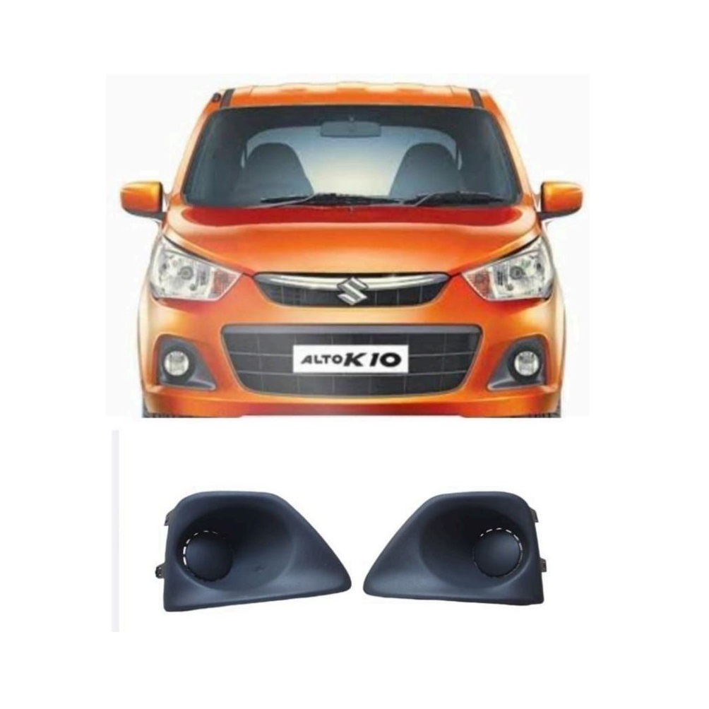 Fog Lamp Cover/Grill O.E Type Compatible With Maruti ALTO K10 TYPE 2 2015 ( Set Front Right and Left Side)