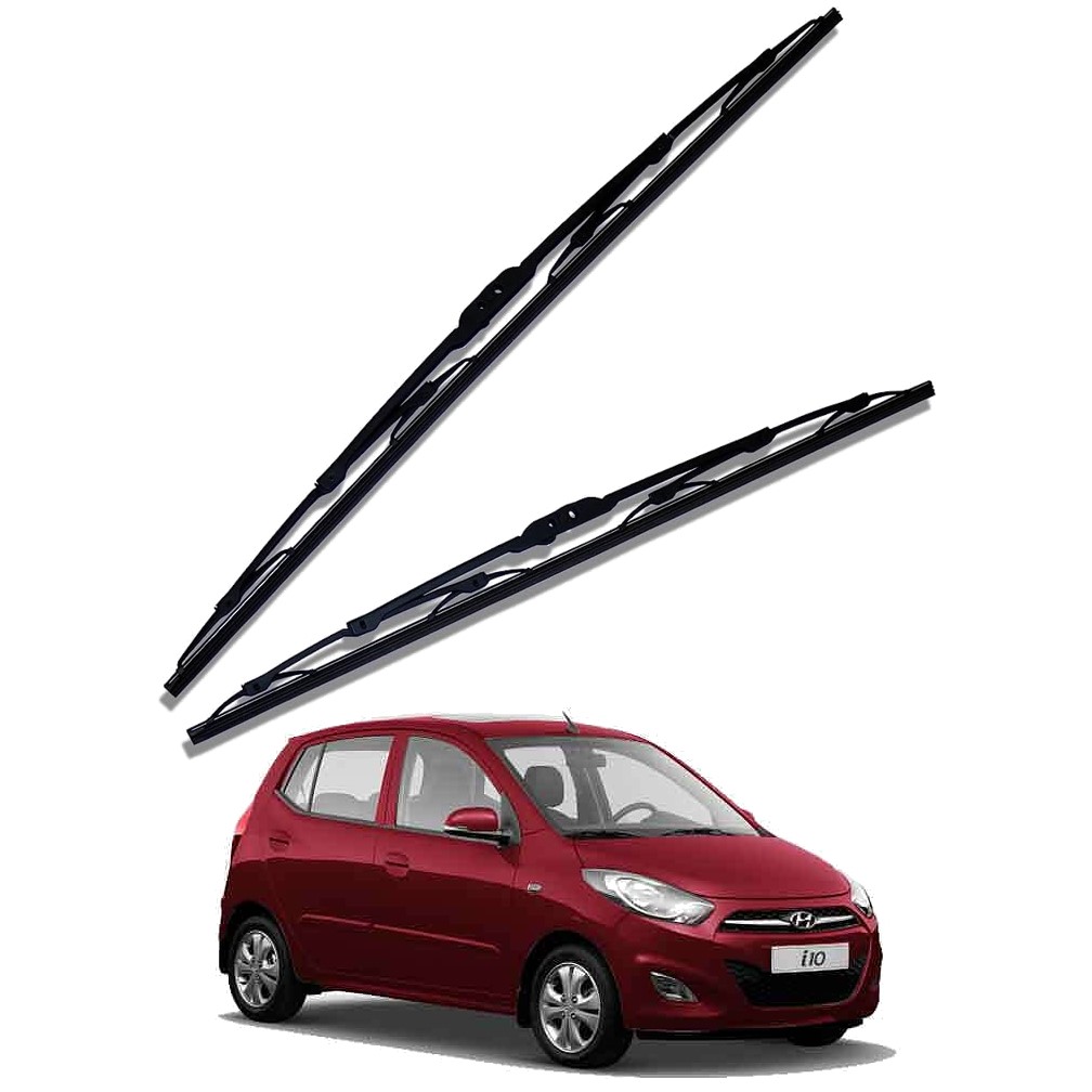 Front Windscreen Replacement Wiper Blades (22'/16') Compatible With Hyundai i10 Type 2