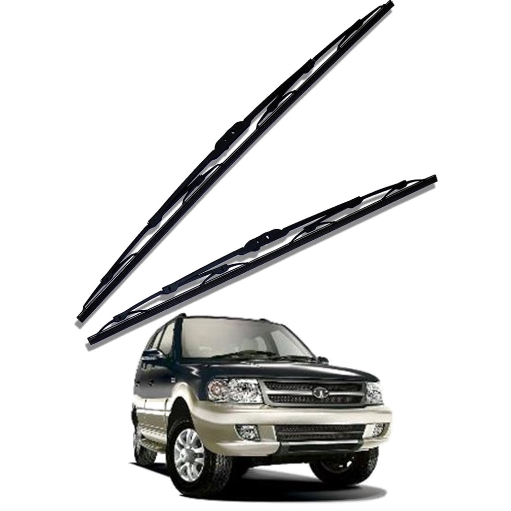 Front Windscreen Replacement Wiper Blades (24'/20') Compatible With TATA SAFARI 2010-2017