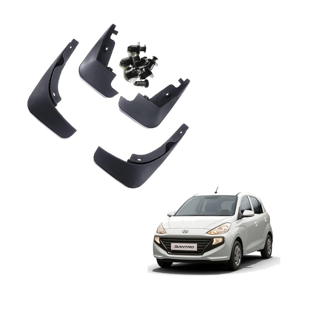 Car Mud Flap/Guard Compatible With Hyundai Santro 2018-2022