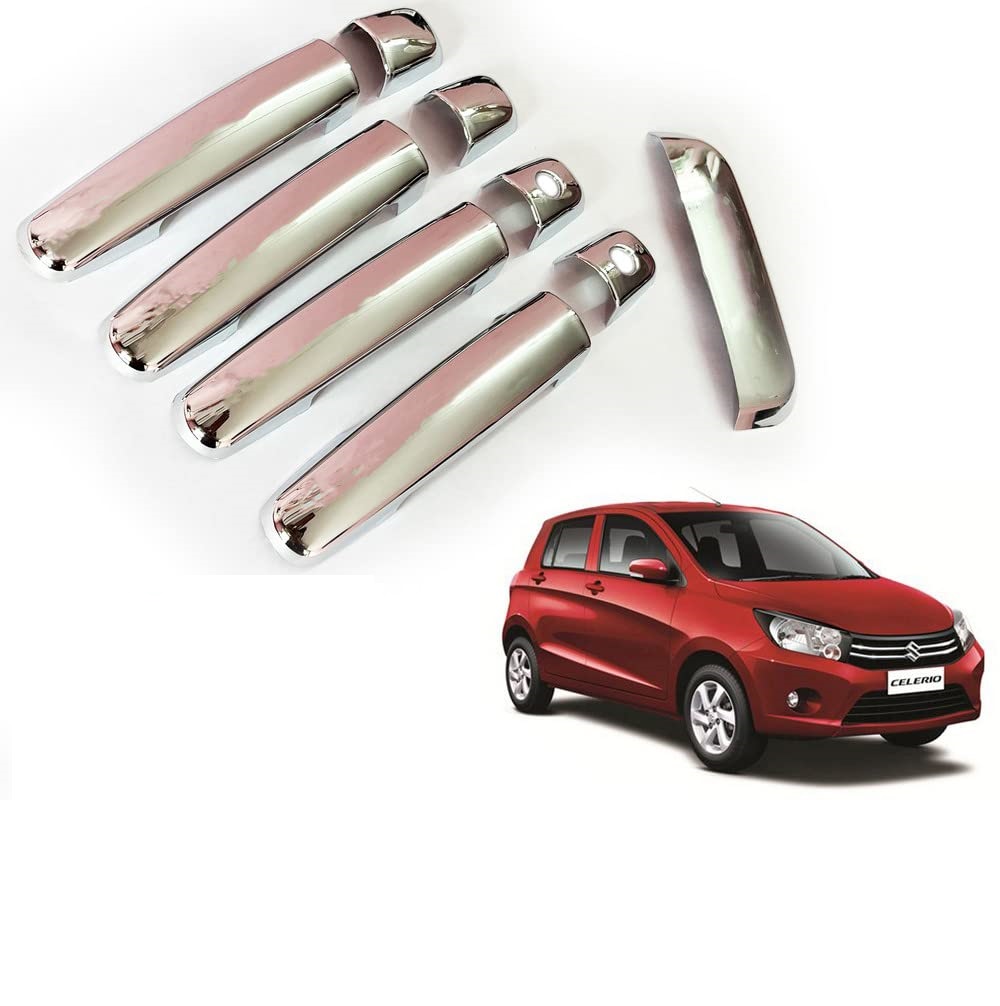 Door Handle Chrome Cover Compatible With Maruti Celerio Old