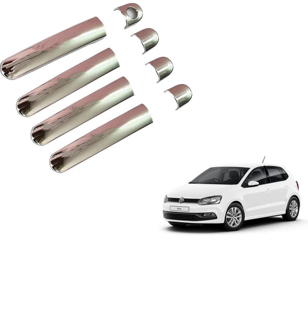 Door Handle Chrome Cover Compatible With VW Polo exquisite