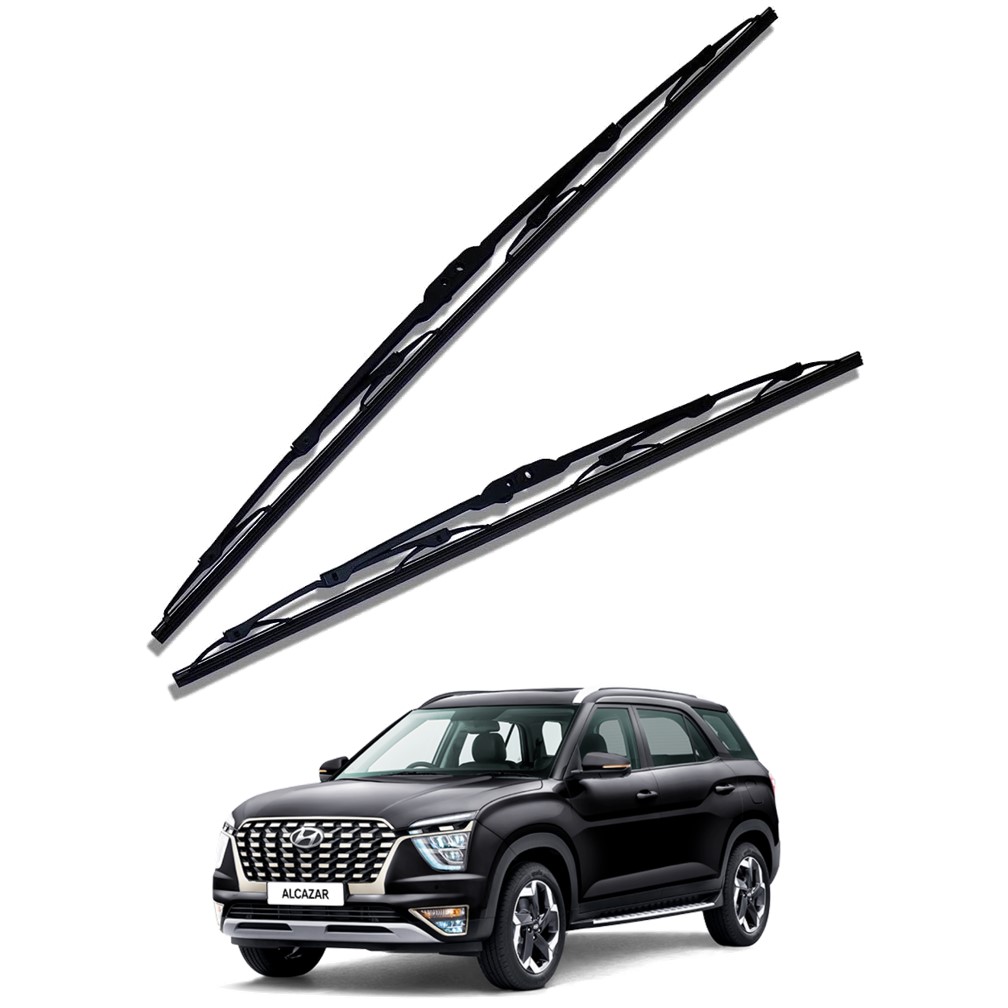 Front Windscreen Replacement Wiper Blades (26'/16') Compatible With Hyundai ALCAZAR