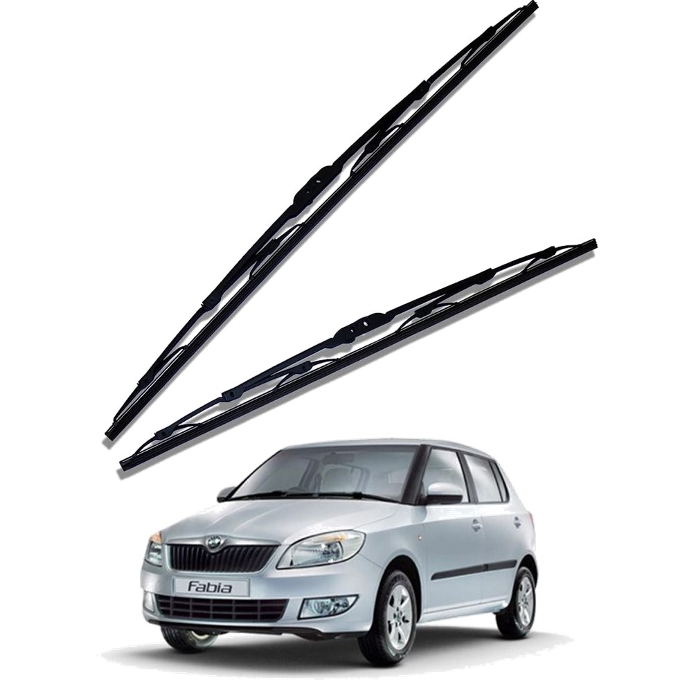 Front Windscreen Replacement Wiper Blades (21'/19') Compatible With SKODA FABIA