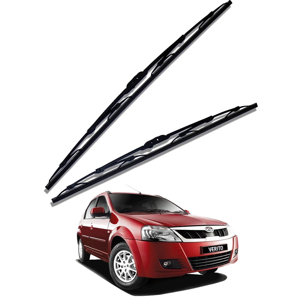 Front Windscreen Replacement Wiper Blades (20'/20') Compatible With Mahindra e-VERITO 2016