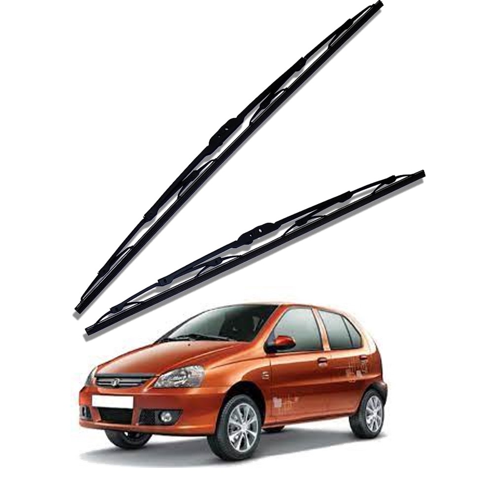 Front Windscreen Replacement Wiper Blades (26'/16') Compatible With TATA INDICA 1998-2001