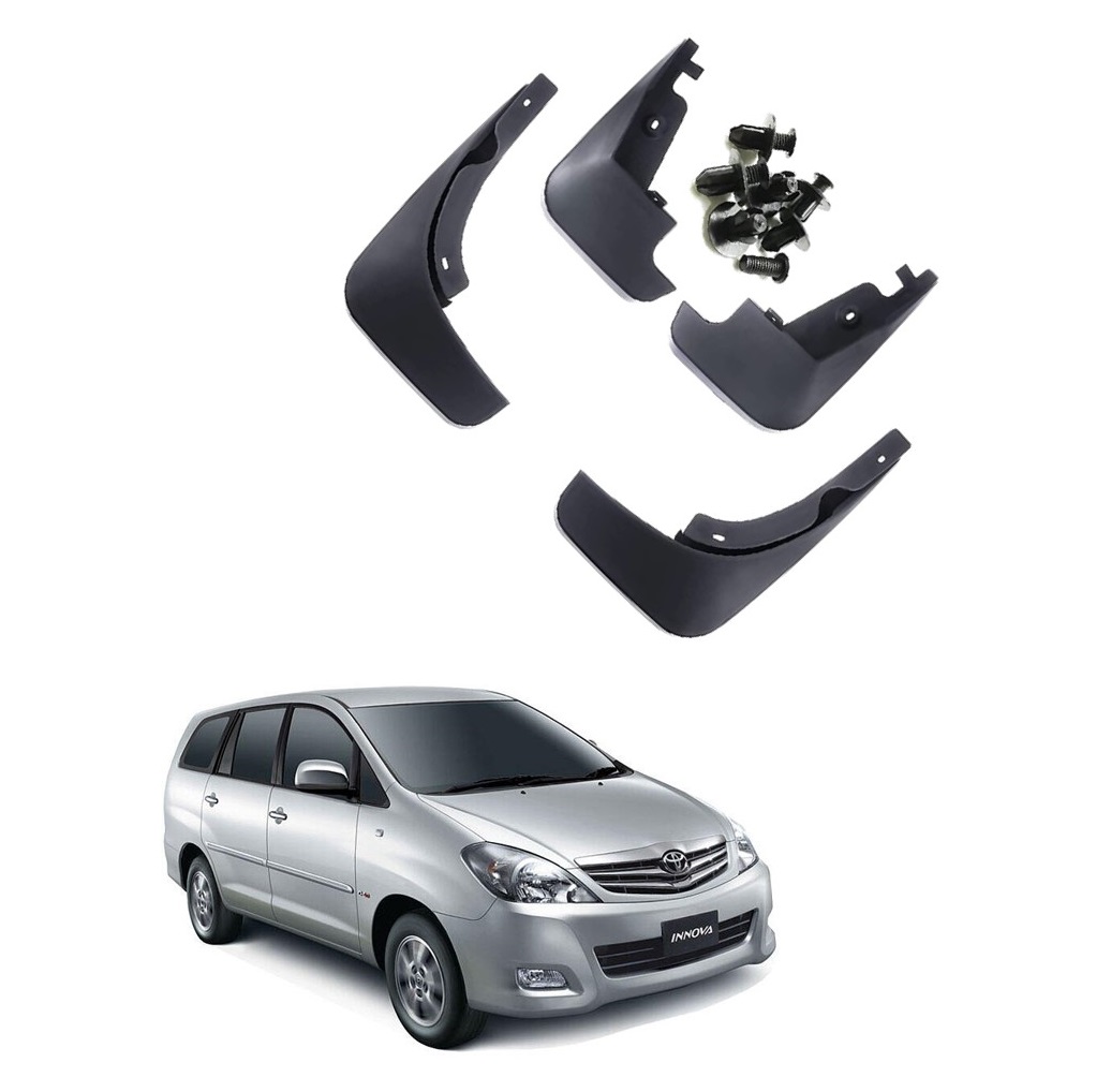 Car Mud Flap/Guard Compatible With Toyota Innova 2005-2012