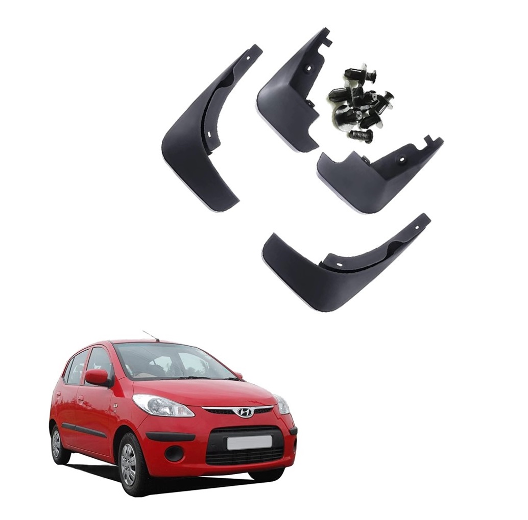 Car Mud Flap/Guard Compatible With Hyundai  i10 2007-2010