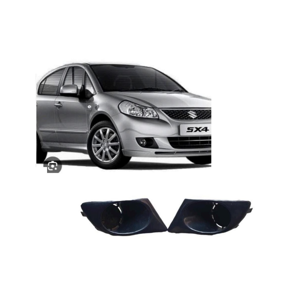 Fog Lamp Cover/Grill O.E Type Compatible With Maruti SX4 ( Set Front Right and Left Side)