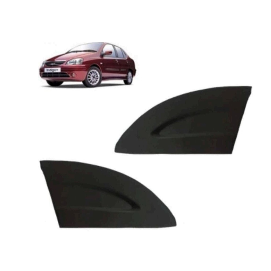 Fog Lamp Cover/Grill O.E Type Compatible With TATA INDIGO PLAIN ( Set Front Right and Left Side)