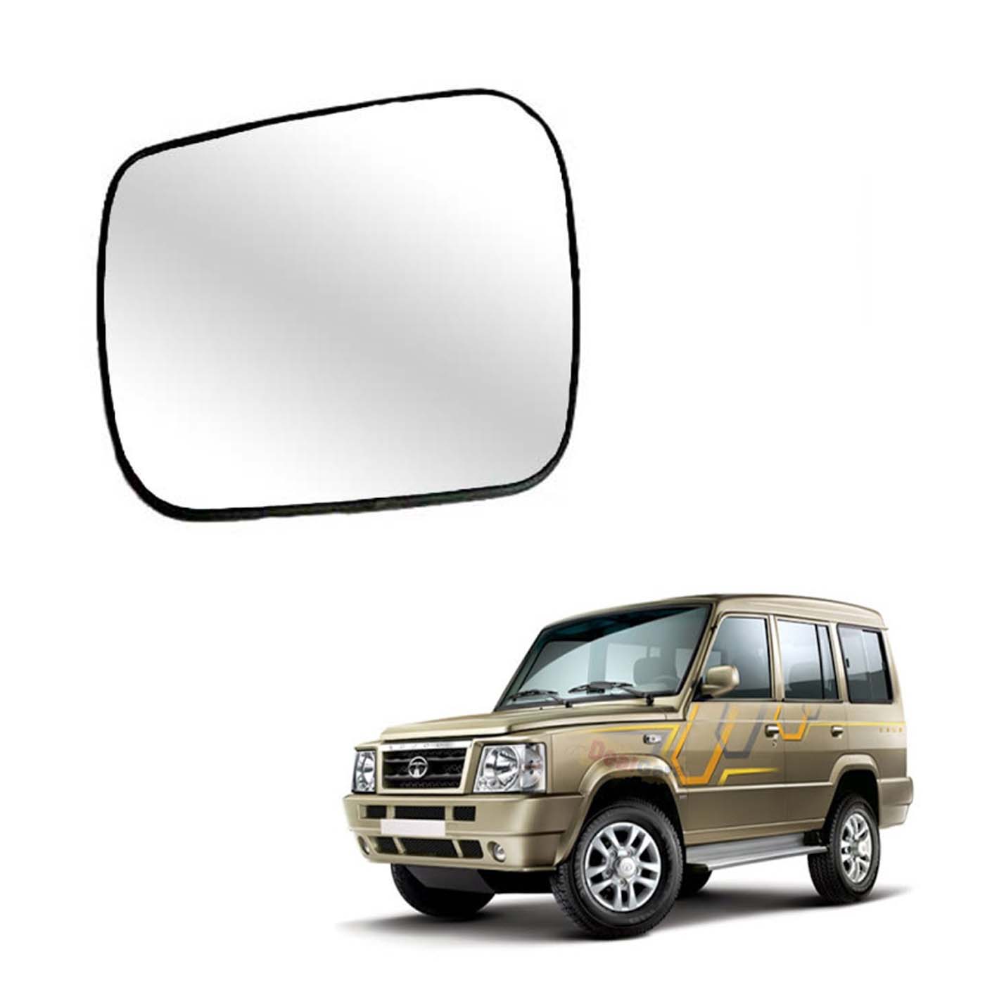 Car Left Side View Mirror Glass For Tata Sumo Victa / Spacio1995 To 2011 Model