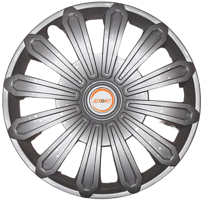 Car Wheel Cover Universal Finch Silver Color Design Available 12'' 13'' 14'' inches Size Compatible With - R12 INCH Wheel Size