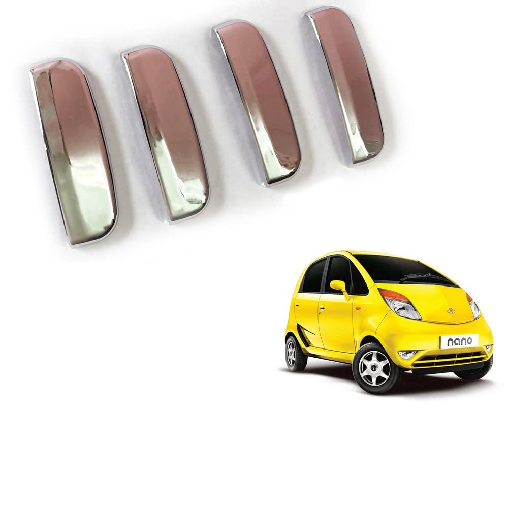 Door Handle Chrome Cover Compatible With Tata Nano