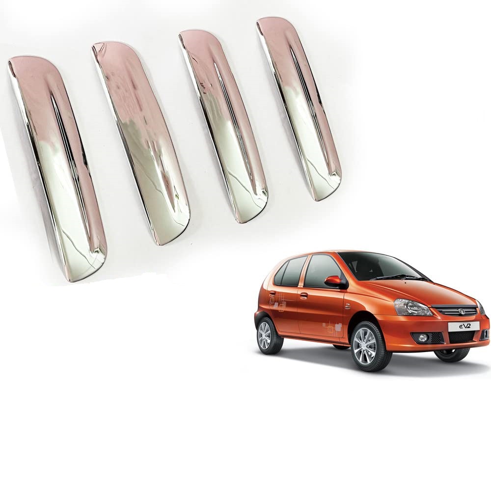 Door Handle Chrome Cover Compatible With Tata Indica