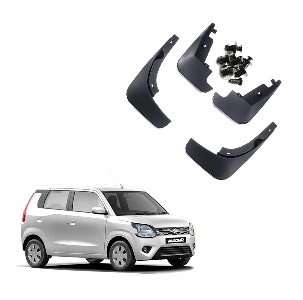 Car Mud Flap/Guard Compatible With Maruti Wagon-R 2019-2022