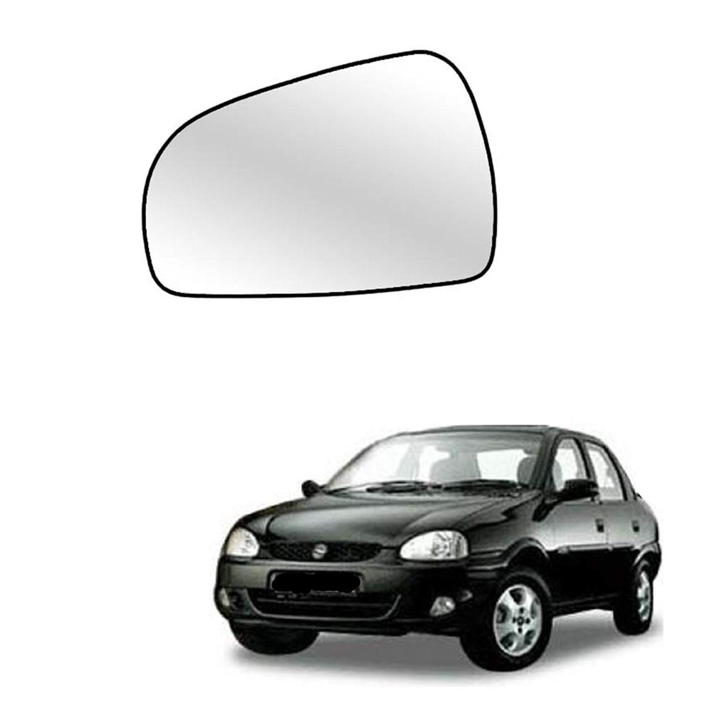 Car Left Side View Mirror Glass For Opel Corsa 2001 To 2006 Model