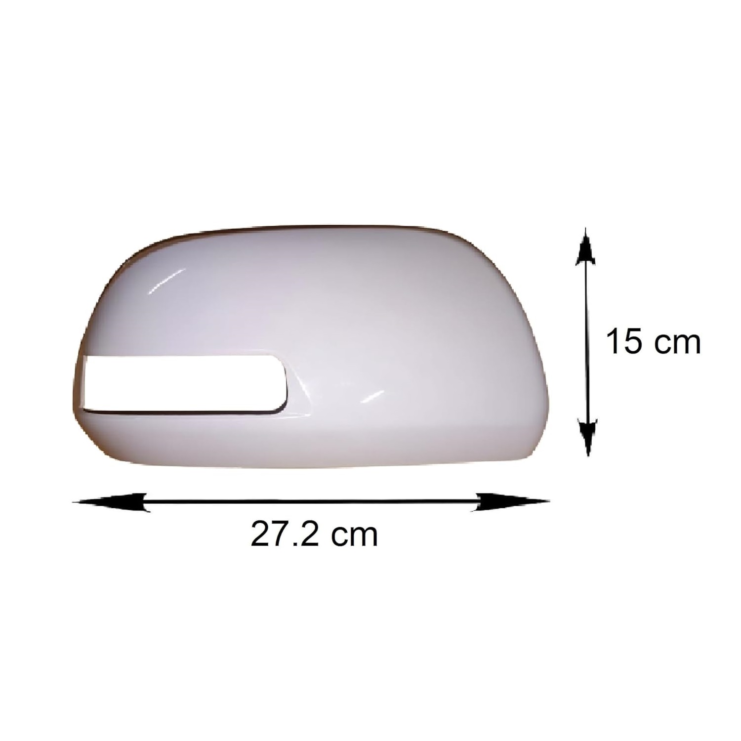 Side Mirror Cover Indicator Type for Toyota Innova 2011-2015 Type 2 Model - White (RIGHT DRIVER SIDE)