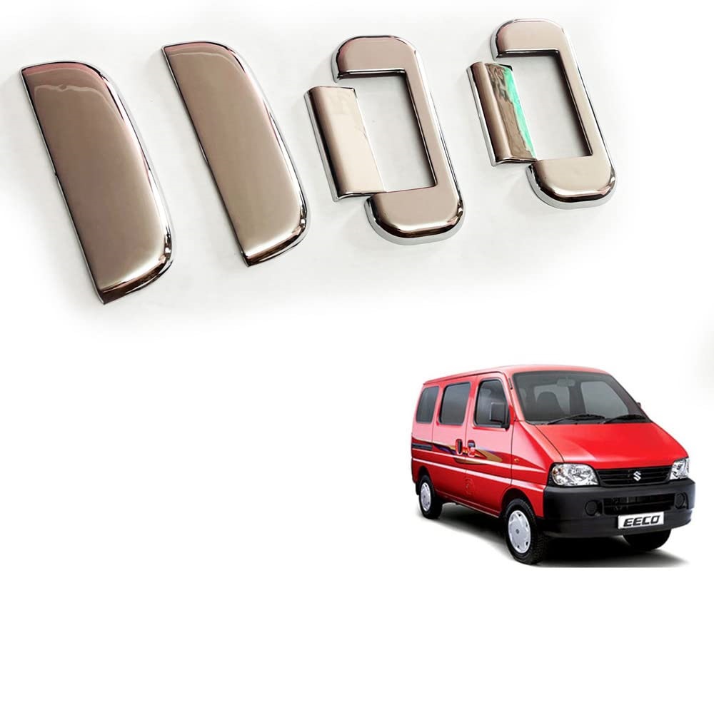 Door Handle Chrome Cover Compatible With Maruti Eeco