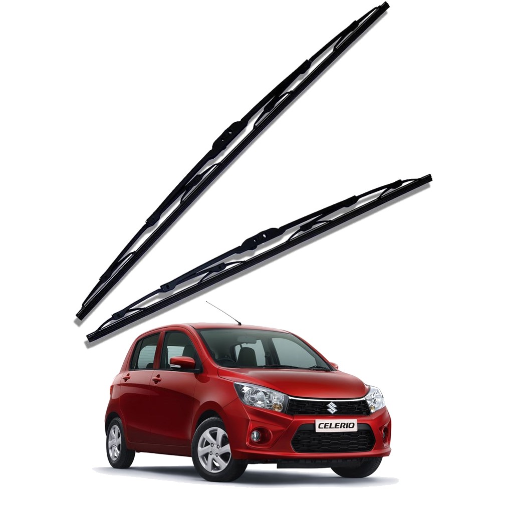 Front Windscreen Replacement Wiper Blades (21'/14') Compatible With Maruti Celerio 2017-2020