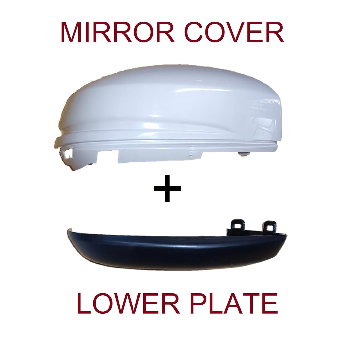 Right Driver Side Mirror Cover without indicator type compatible with H. BRV BR-V 2016-2020 Model -set of 1