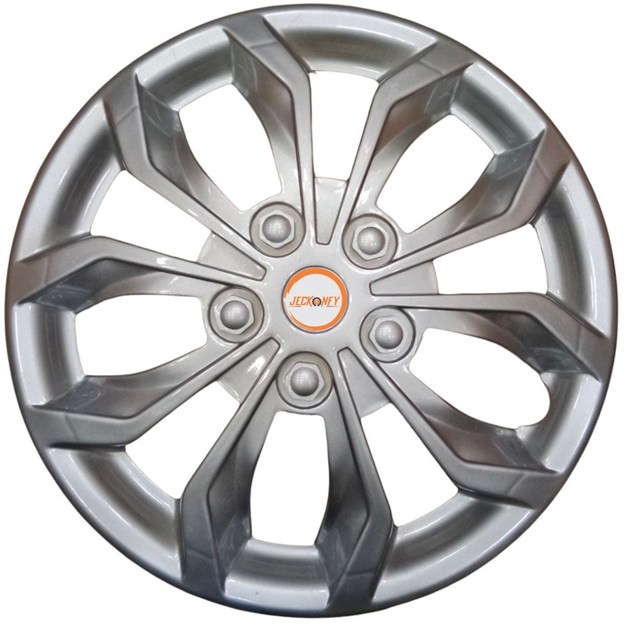 Car Wheel Cover Universal Fury Silver Color Design Available 12'' 13'' 14'' 15'' 16'' 17'' inches Size Compatible With - R12 INCH Wheel Size