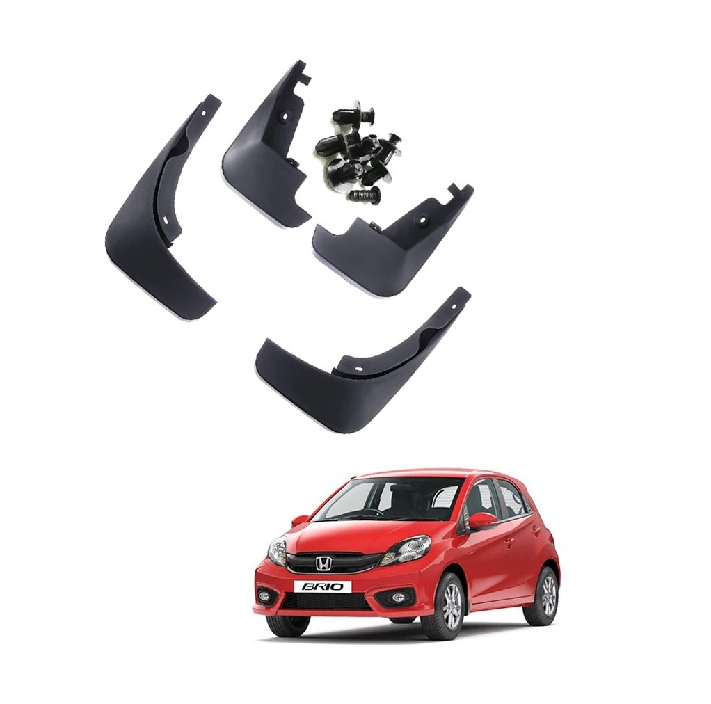 Car Mud Flap/Guard Compatible With Honda Brio