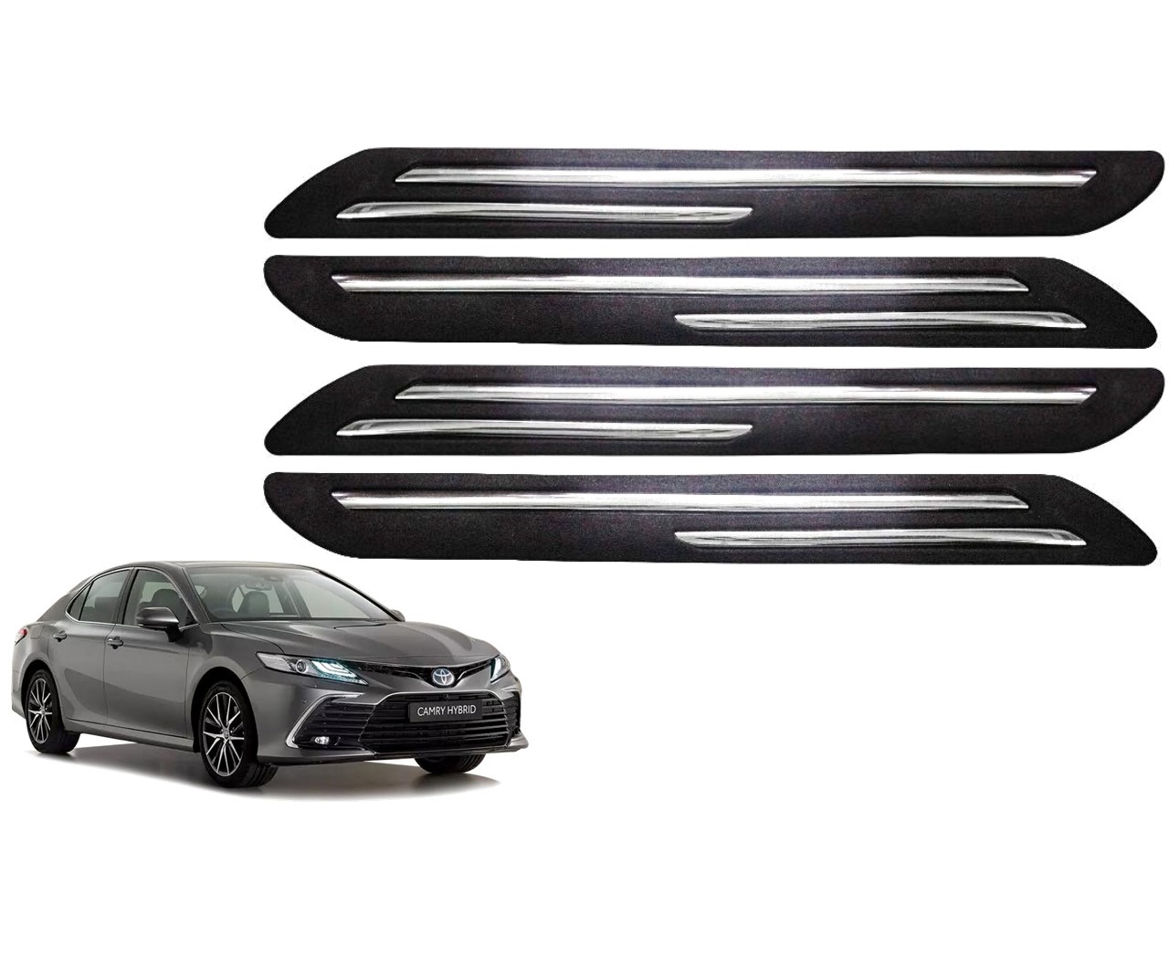 Car Bumper Guard/Bumper Protector Compatible with TOYOTA CAMRY (Set of 4 Pcs)