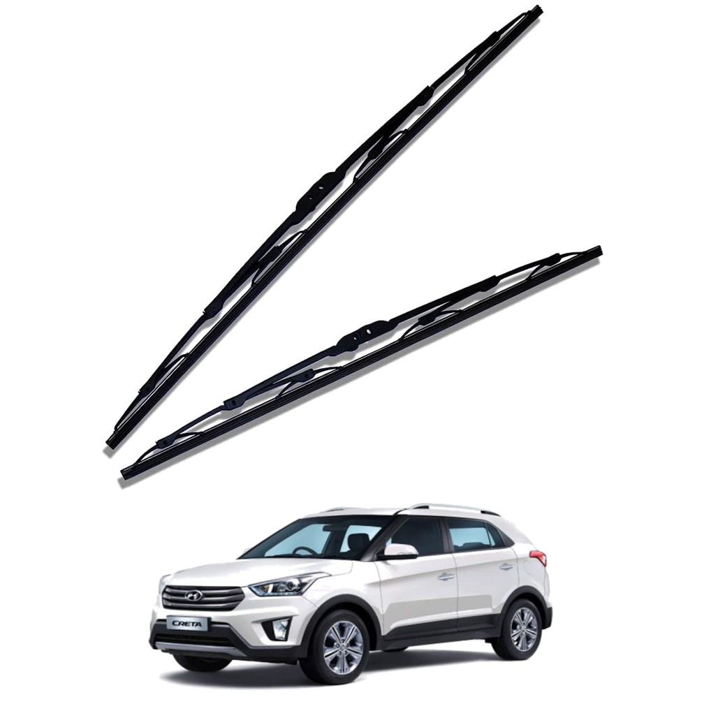 Front Windscreen Replacement Wiper Blades (26'/16') Compatible With Hyundai CRETA 2015