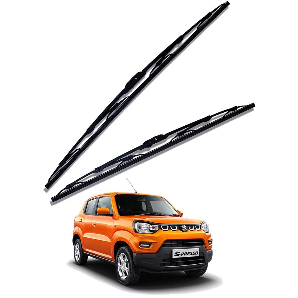 Front Windscreen Replacement Wiper Blades (18'/16') Compatible With Maruti S-presso 2019