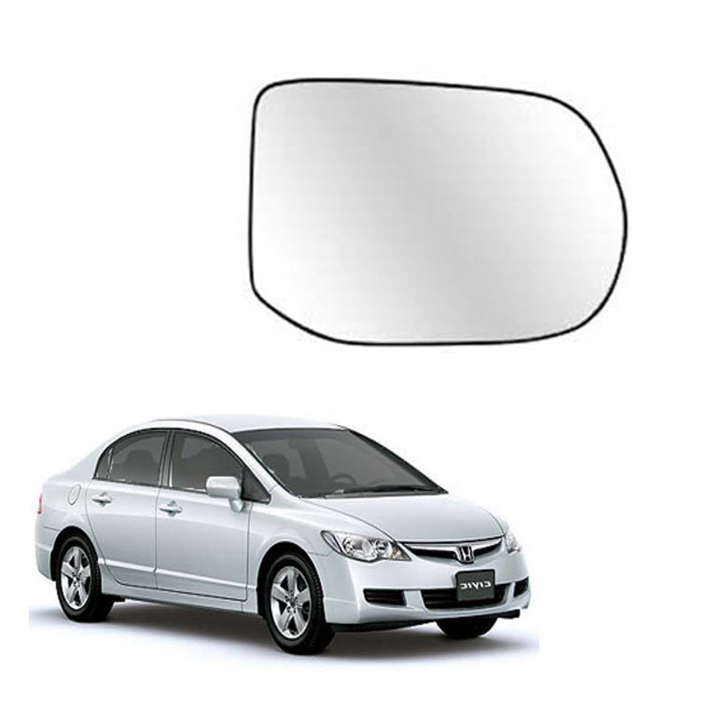 Car Right Side View Mirror Glass For Honda Civic 2006 To 2012 Model