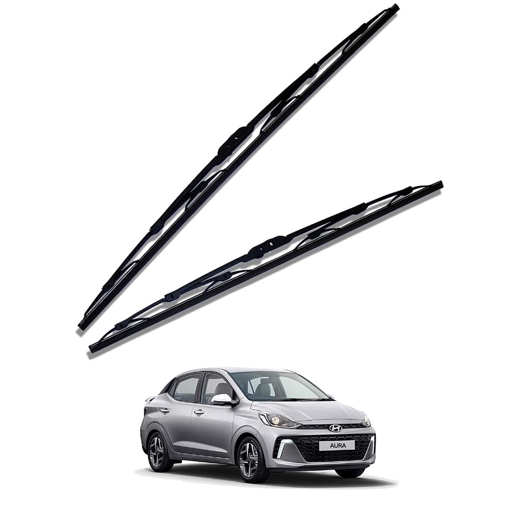 Front Windscreen Replacement Wiper Blades (24'/16') Compatible With Hyundai AURA