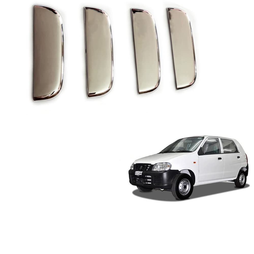 Door Handle Chrome Cover Compatible With Maruti Alto