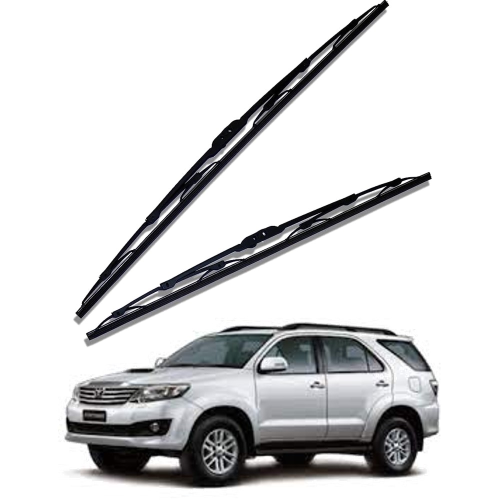 Front Windscreen Replacement Wiper Blades (21'/19') Compatible With TOYOTA FORTUNER 2009-2011