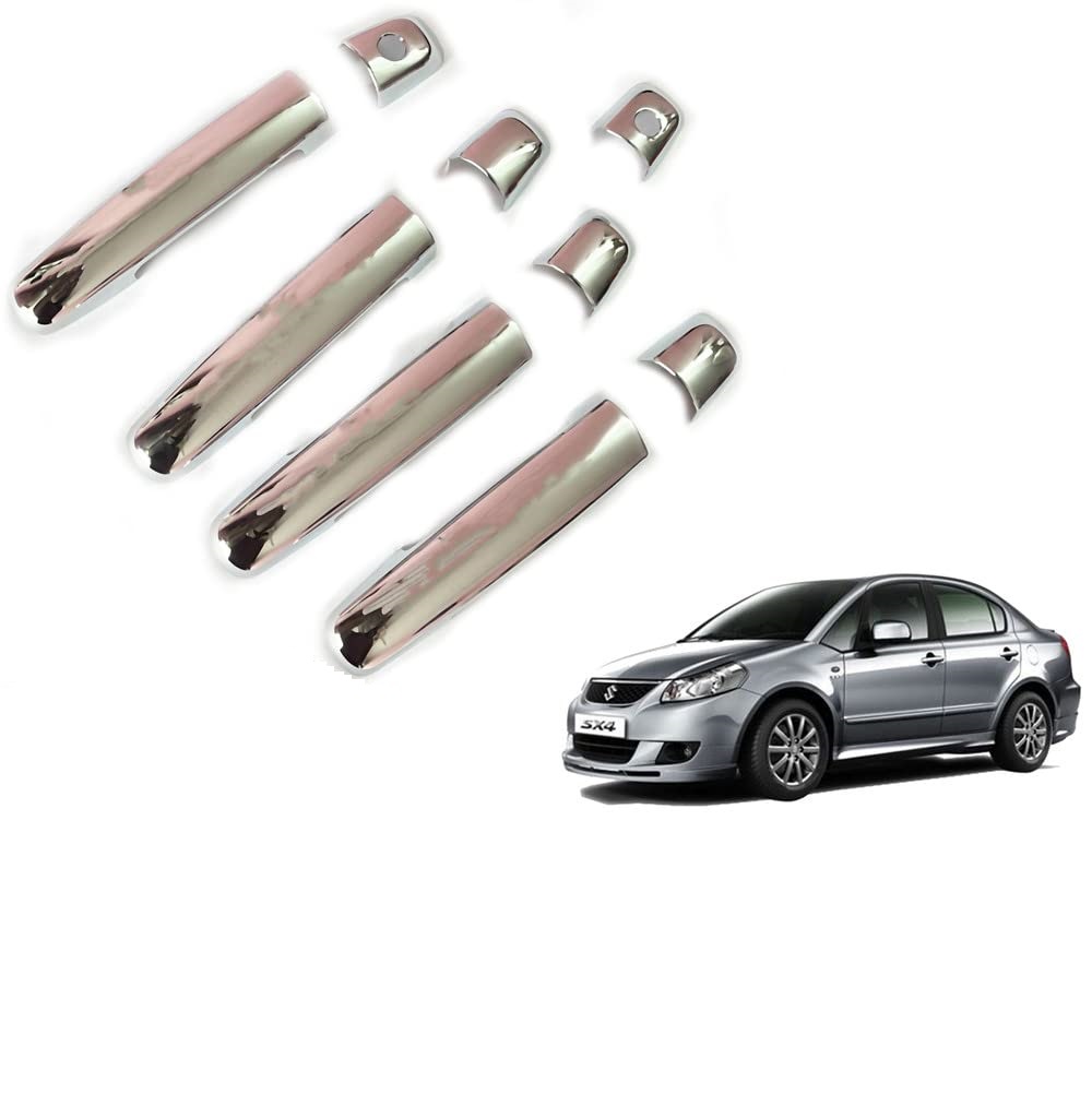 Door Handle Chrome Cover Compatible With Maruti SX4 New