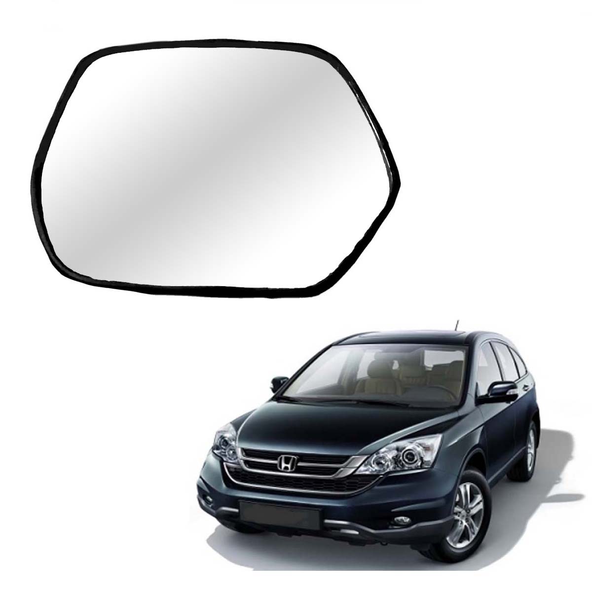 Car Left Side View Mirror Glass For Honda CR-V 2007 To 2012 Model