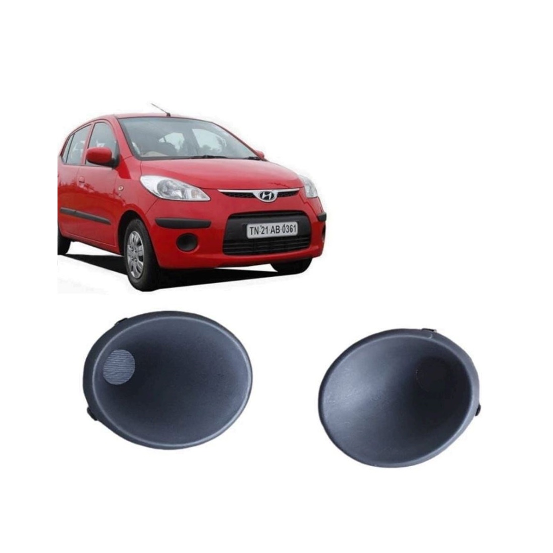 Fog Lamp Cover/Grill O.E Type Compatible With Hyundai i10 TYPE 1 ( Set Front Right and Left Side)