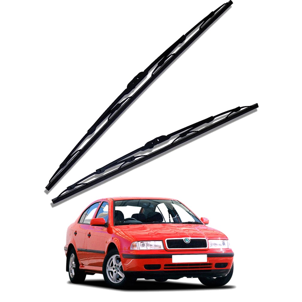 Front Windscreen Replacement Wiper Blades (21'/19') Compatible With SKODA OCTAVIA 1999-2010