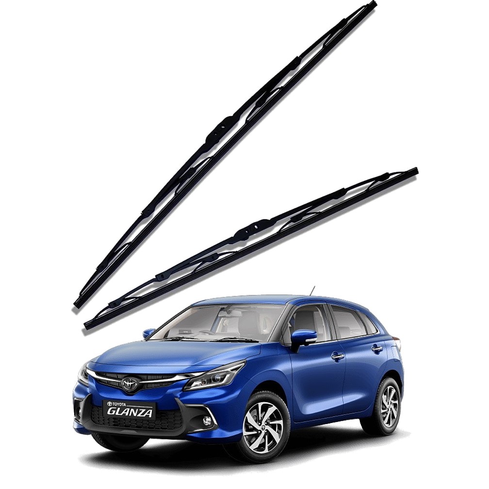 Front Windscreen Replacement Wiper Blades (21'/19') Compatible With TOYOTA GLANZA 2022